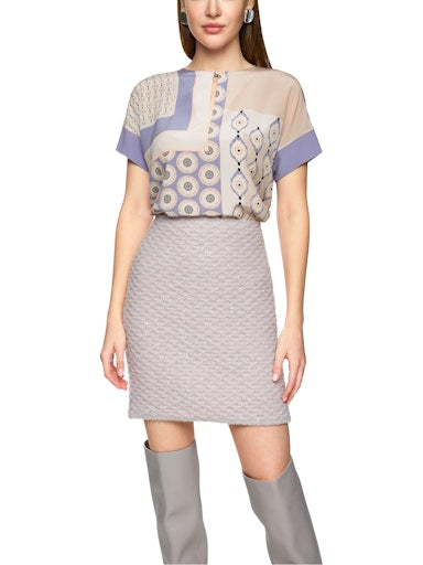 Blouses korte mouw bruin Marc Cain