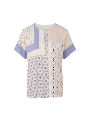 Blouses korte mouw bruin Marc Cain