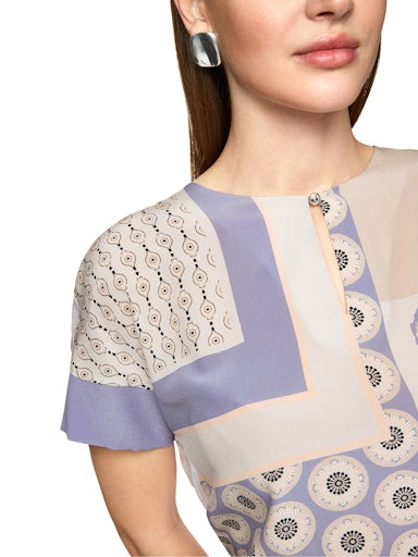 Blouses korte mouw bruin Marc Cain