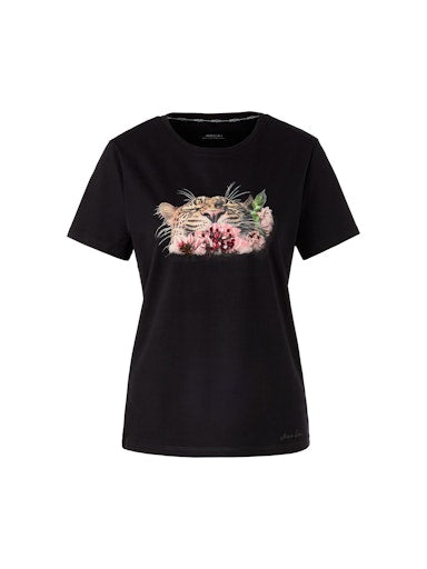 T-shirts korte mouw zwart Marc Cain