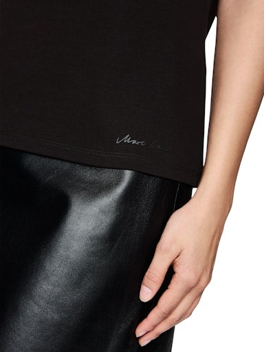 T-shirts korte mouw zwart Marc Cain