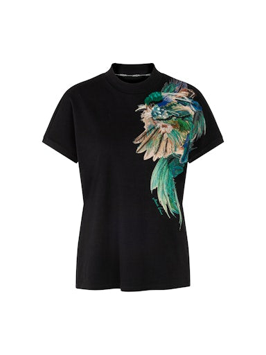 T-shirts korte mouw zwart Marc Cain