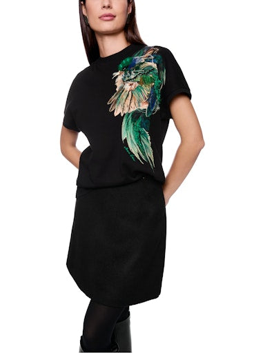 T-shirts korte mouw zwart Marc Cain