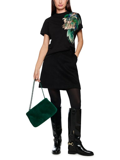 T-shirts korte mouw zwart Marc Cain