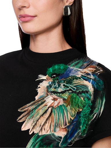 T-shirts korte mouw zwart Marc Cain