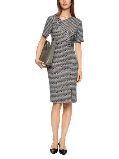 Jurken korte mouw grijs Marc Cain