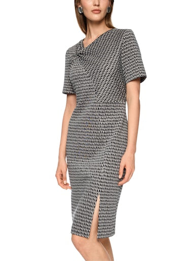 Jurken korte mouw grijs Marc Cain