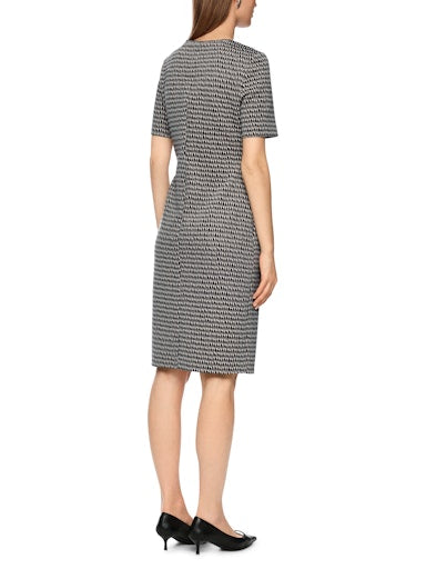Jurken korte mouw grijs Marc Cain