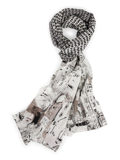 Sjaals grijs Marc Cain