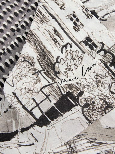 Sjaals grijs Marc Cain