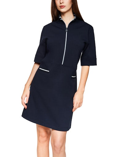 Jurken lange mouw navy Marc Cain Sports