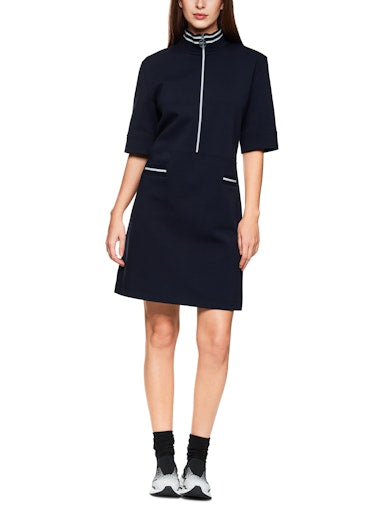 Jurken lange mouw navy Marc Cain Sports