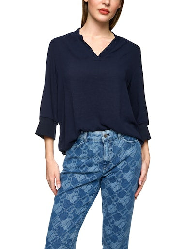 Blouses lange mouw navy Marc Cain Sports