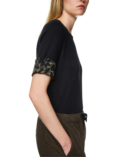 T-shirts korte mouw zwart Marc Cain Sports