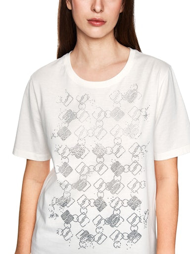 T-shirts korte mouw wit Marc Cain Sports