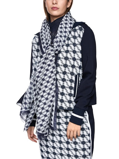 Sjaals navy Marc Cain Sports