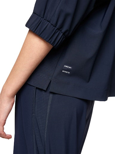 Blouses korte mouw navy Marc Cain Sports