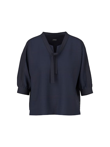 Blouses korte mouw navy Marc Cain Sports