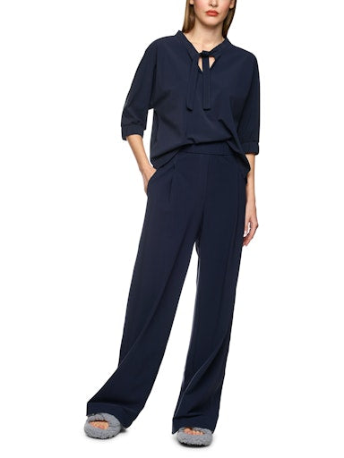 Blouses korte mouw navy Marc Cain Sports