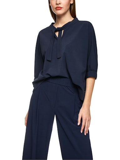 Blouses korte mouw navy Marc Cain Sports