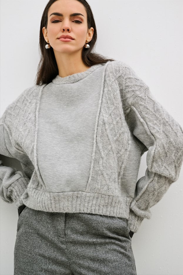 Pulls grijs Due Amanti