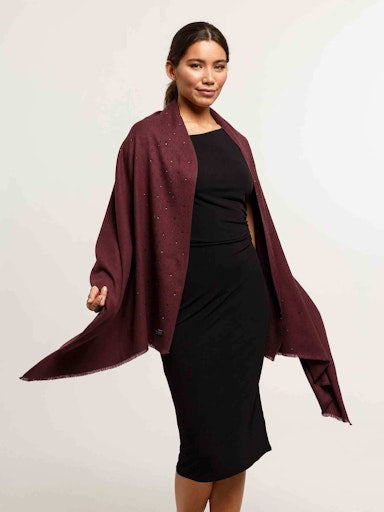 Sjaals bordeaux Fraas