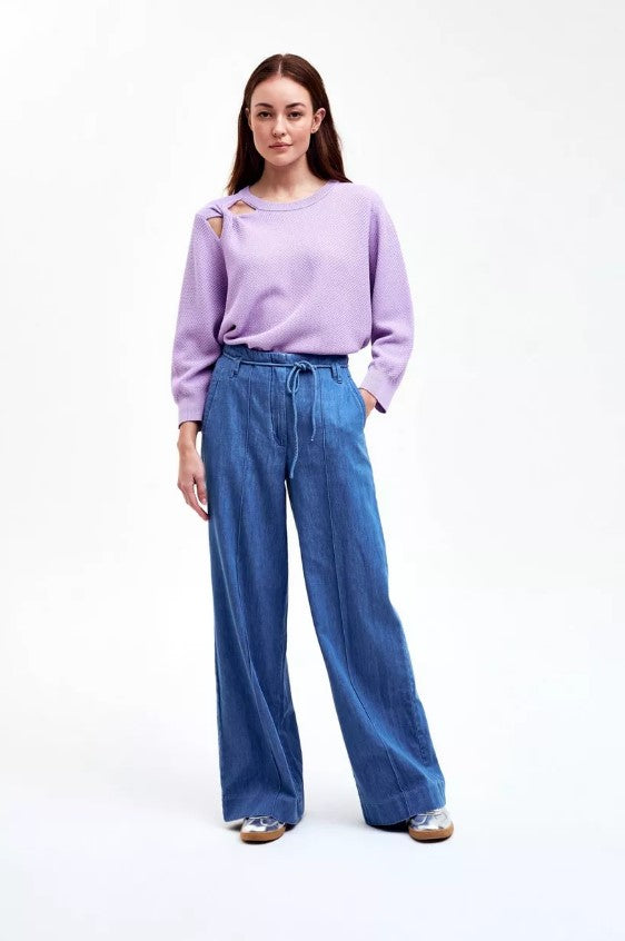 Broeken blauw CKS