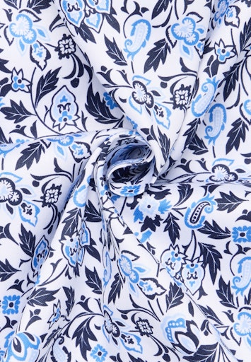 Hemden lange mouw blauw ETERNA
