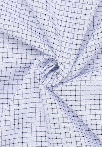 Hemden lange mouw blauw ETERNA