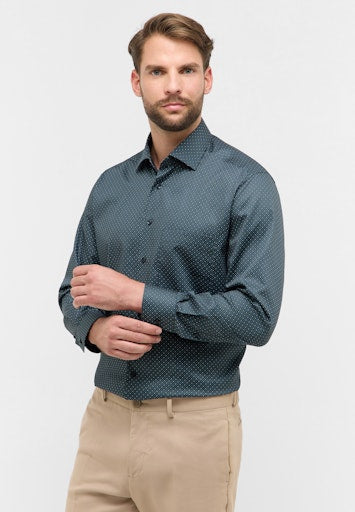 Hemden lange mouw groen ETERNA