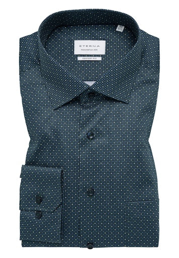 Hemden lange mouw groen ETERNA