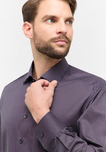 Hemden lange mouw rood ETERNA