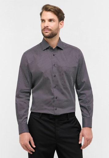 Hemden lange mouw rood ETERNA