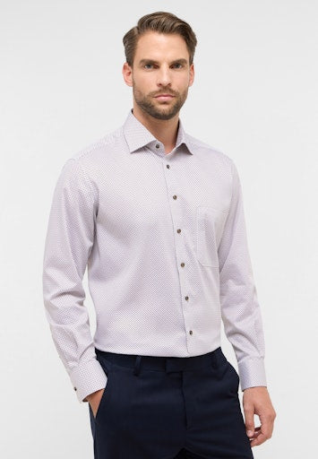 Hemden lange mouw beige ETERNA