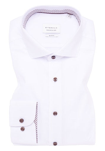 Hemden lange mouw wit ETERNA