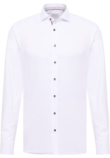 Hemden lange mouw wit ETERNA