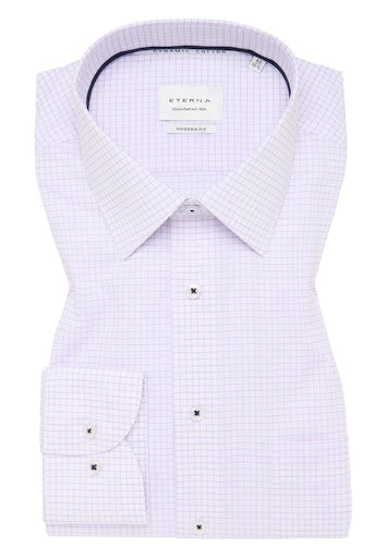 Hemden lange mouw paars ETERNA