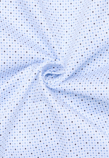 Hemden lange mouw blauw ETERNA