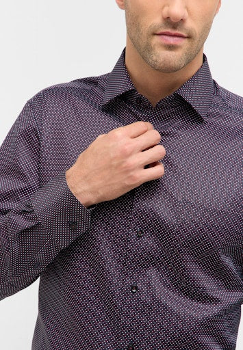 Hemden lange mouw rood ETERNA