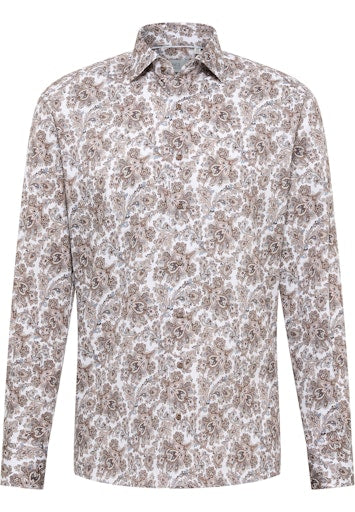 Hemden lange mouw beige ETERNA