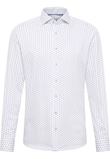 Hemden lange mouw blauw ETERNA