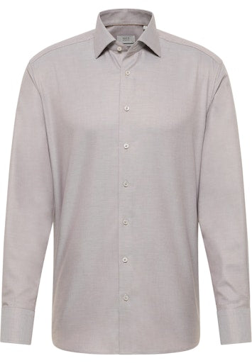 Hemden lange mouw bruin ETERNA