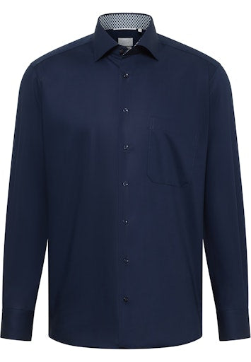 Hemden lange mouw navy ETERNA