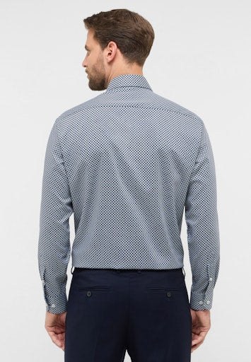 Hemden lange mouw navy ETERNA