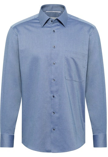 Hemden lange mouw blauw ETERNA