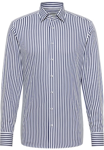 Hemden lange mouw blauw ETERNA