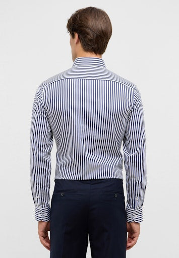 Hemden lange mouw blauw ETERNA