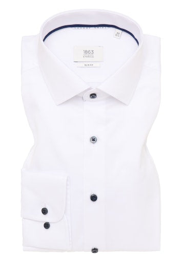 Hemden lange mouw wit ETERNA