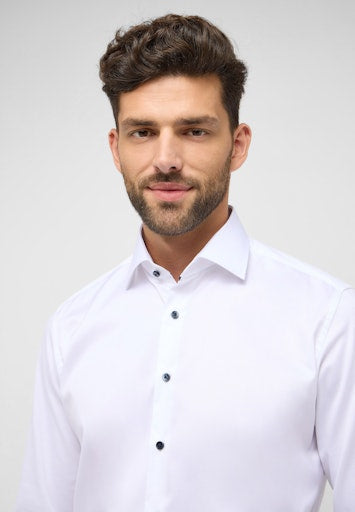 Hemden lange mouw wit ETERNA