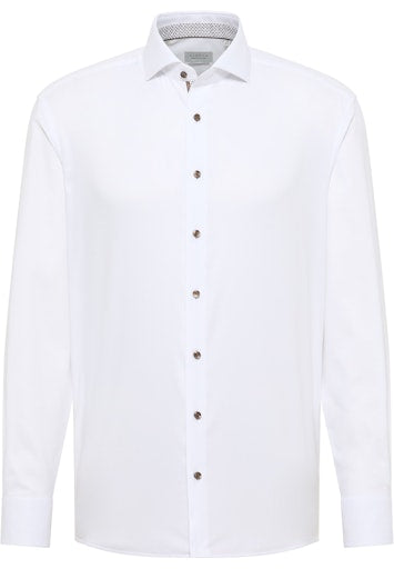 Hemden lange mouw wit ETERNA